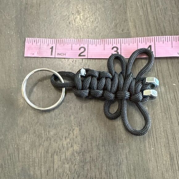 Handmade dragonfly Paracord Keychain - Picture 4 of 8